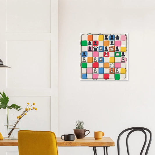 Custom Chess Canvas Board